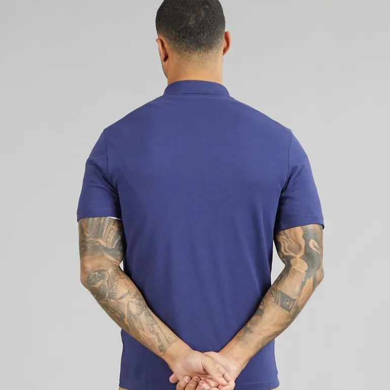 Lyle And Scott Vintage Herren Poloshirt Deep Indigo