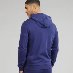 Lyle And Scott Vintage Herren Reißverschluss Kapuzenpullover Deep Indigo