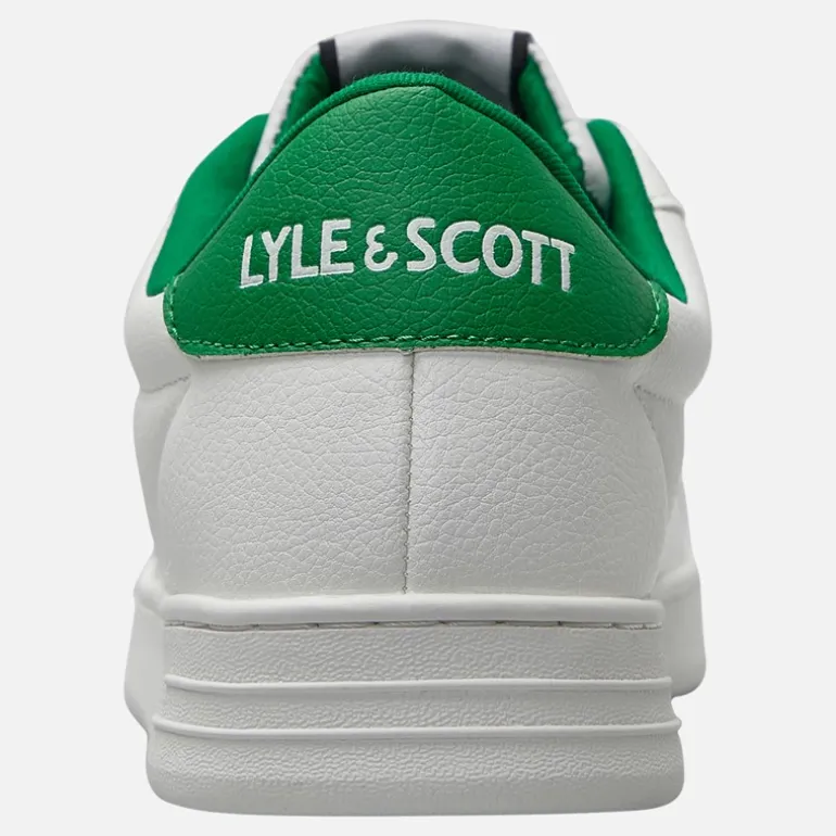 Lyle And Scott Vintage Herren Elgin Loch Trainer White Green