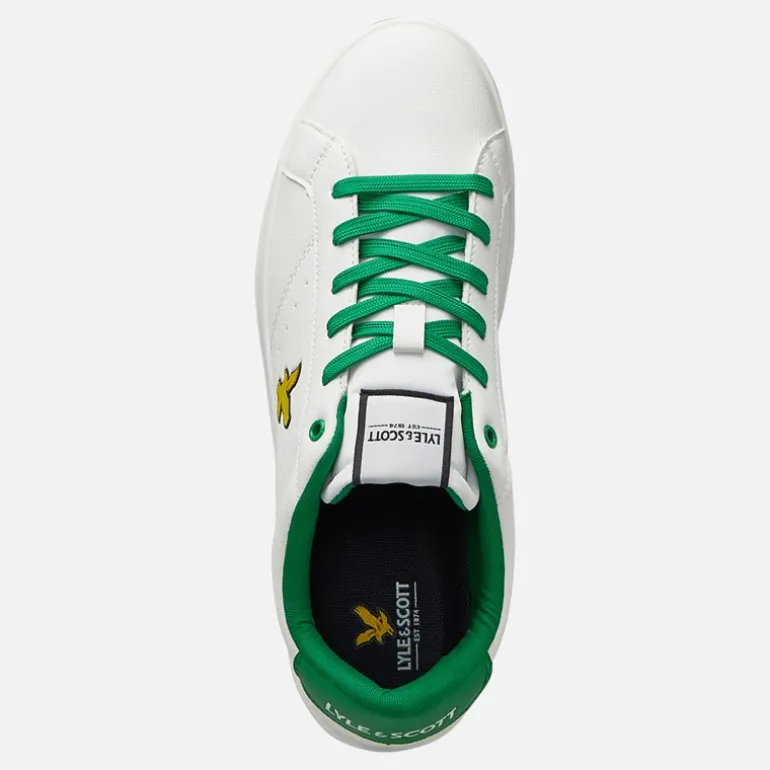 Lyle And Scott Vintage Herren Elgin Loch Trainer White Green
