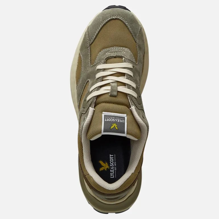 Lyle And Scott Vintage Herren Logan Sneaker Grün