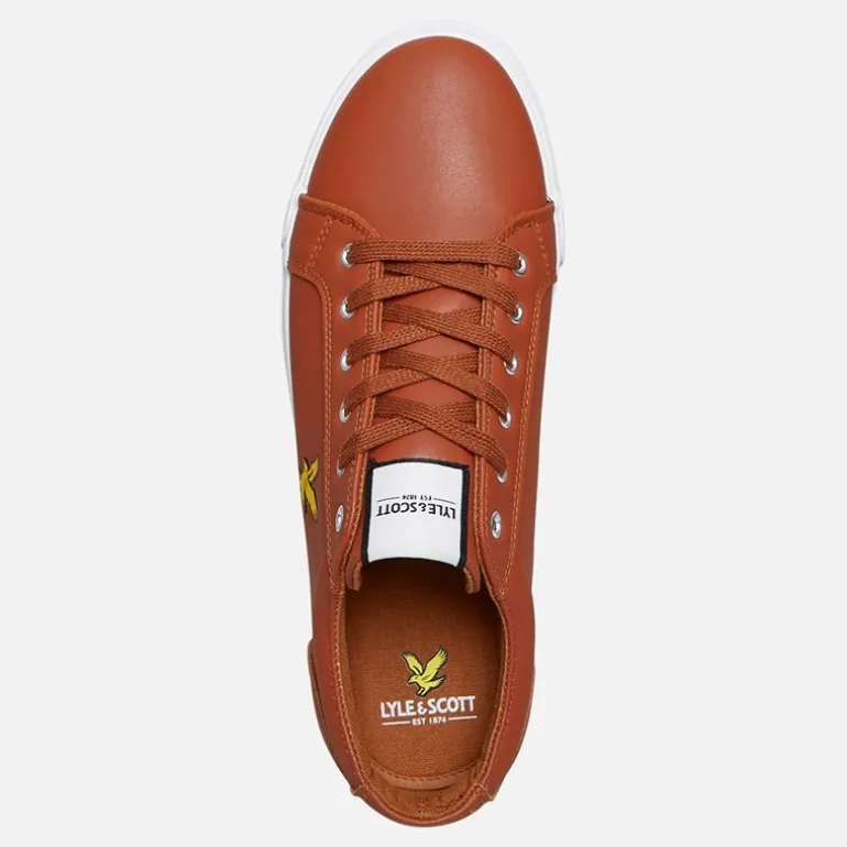 Lyle And Scott Vintage Herren Halket Turnschuhe Cognac