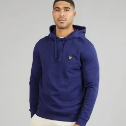 Lyle And Scott Vintage Herren Pullover Kapuzenpullover Deep Indigo