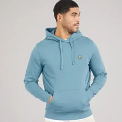 Lyle And Scott Vintage Herren Kapuzenpullover X861 Ocean Sky