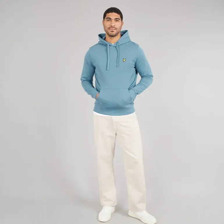 Lyle And Scott Vintage Herren Kapuzenpullover X861 Ocean Sky