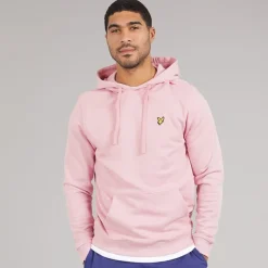 Lyle And Scott Vintage Herren Kapuzenpullover X574 Pink Light