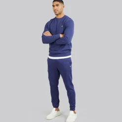 Lyle And Scott Vintage Herren Slim Fit Jogginghosen Deep Indigo