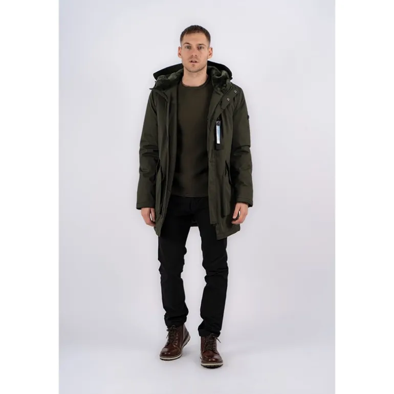 Marcus Herren Clark Windjacke Olivgrün