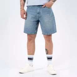 Marcus Herren Justin 2236 Jeans Shorts Light Blue Snow