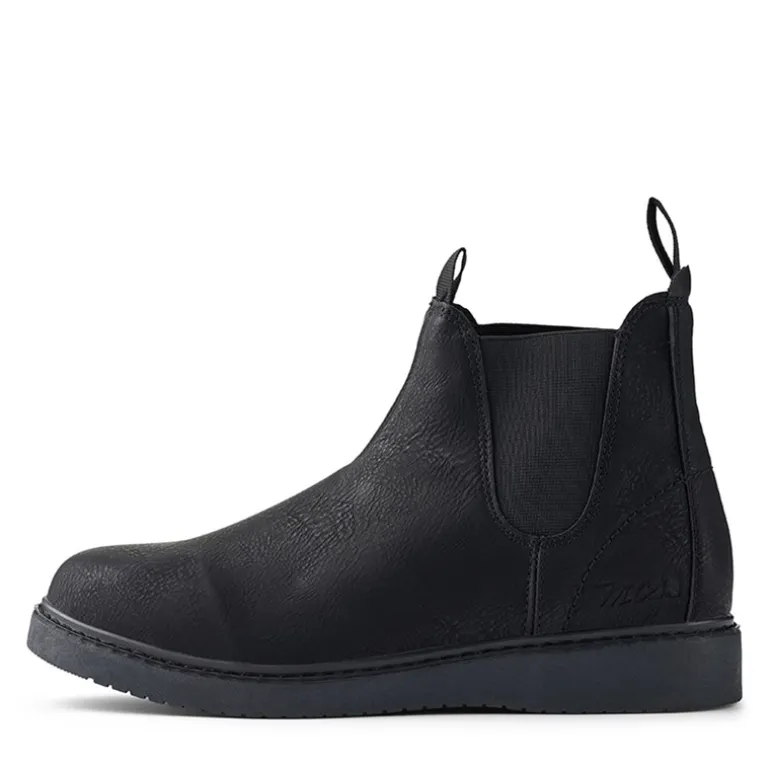 MCS Herren Chelsea Stiefel Schwarz