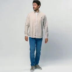 MCS Herren Greg Hemd Silver Mink