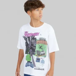 MINECRAFT Junge Mjahi T Shirt Bright White