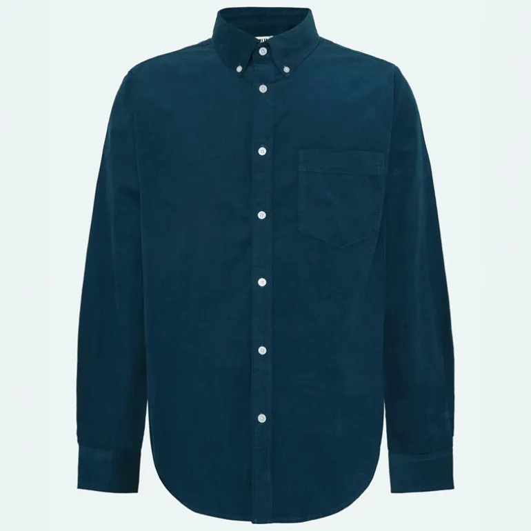 Minimum Herren Colt Langarm Hemd 4324 Legion Blue