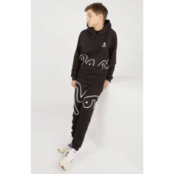 Money Jungen Hidden Sig Sportanzüge Schwarz