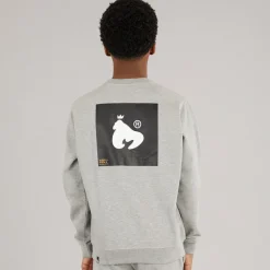 Money Sweatshirt Junge Relax Crew Grau
