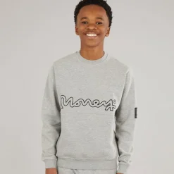 Money Sweatshirt Junge Relax Crew Grau