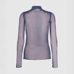 Moves Damen Filana Langarm Bluse 0925 Patriot Blue