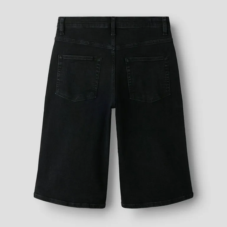 Name It Junge Ben Skater Denim Jorts Black Denim
