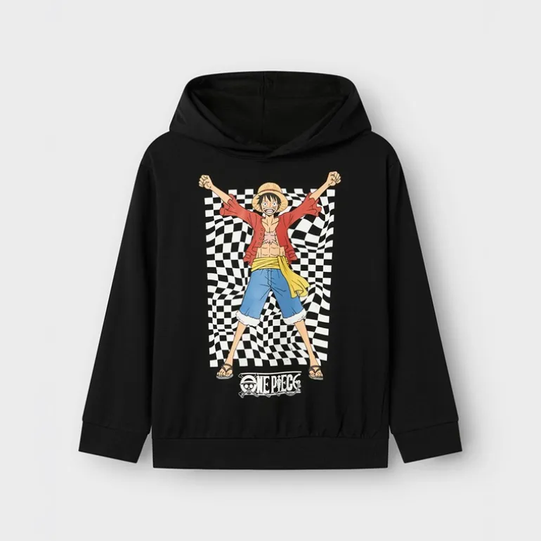 Name It Junge Einteiler Juck Hoodie Schwarz