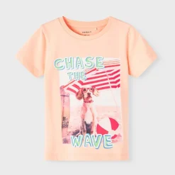Name It Junge Feodor T Shirt Peach Nectar