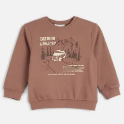 Name It Junge Mini Balas Sweatshirt Chocolate Malt