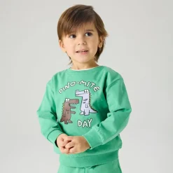 Name It Junge Mini Dakkian Sweatshirt Green Spruce
