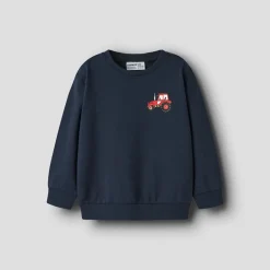 Name It Junge Mini Vildar Traktor Sweatshirt Navy Blazer
