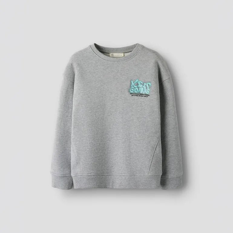 Name It Junge Ronan Sweatshirt Grey Melange