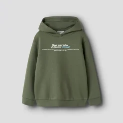 Name It Junge Ruben Kapuzenpullover Four Leaf Clover