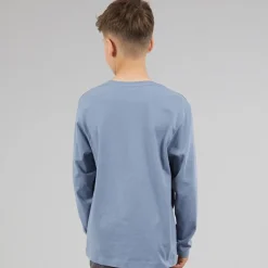 Name It Junge Vimpels Brandmark Langarm T Shirt Flint Stone