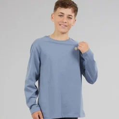 Name It Junge Vimpels Brandmark Langarm T Shirt Flint Stone