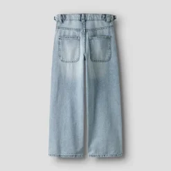 Name It Mädchen Bella Skater Schnalle Jeans Light Blue Bleached Denim
