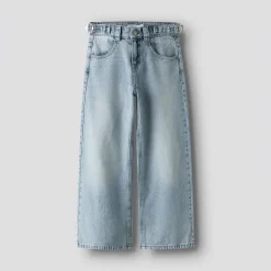 Name It Mädchen Bella Skater Schnalle Jeans Light Blue Bleached Denim
