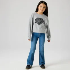 Name It Mädchen Bima Sweatshirt Grey Melange