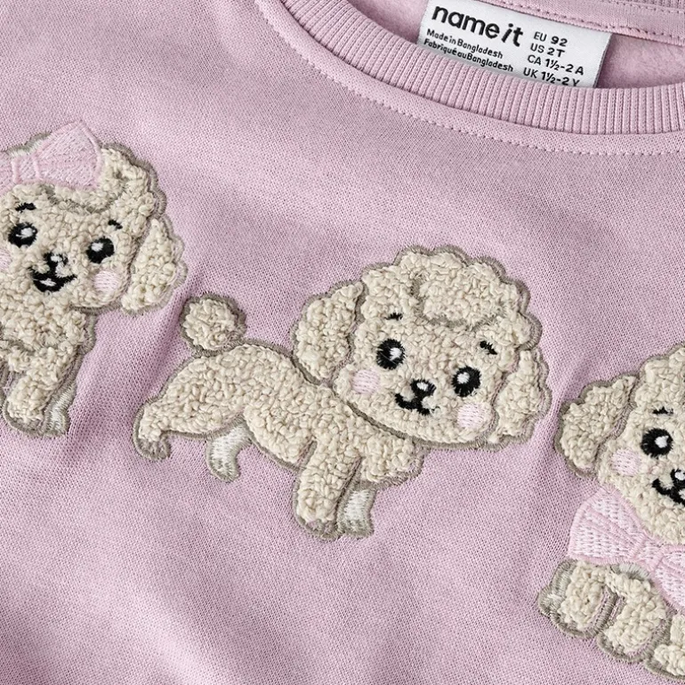 Name It Mädchen Dyveke Sweatshirt Mauve Mist