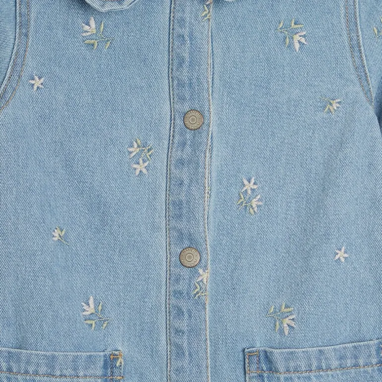 Name It Mädchen Piper Jeans Kleid Light Blue Denim