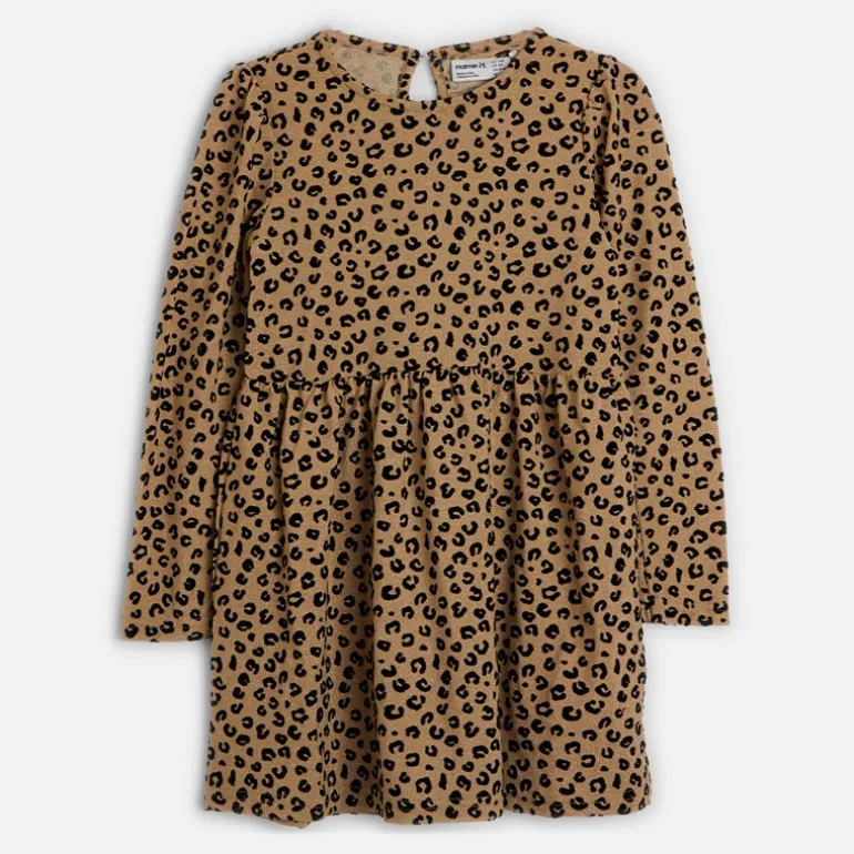 Name It Mädchen Rebbka Kleid Silver Mink