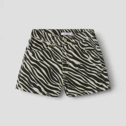 Name It Mädchen Rosè Shorts Cement Zebra