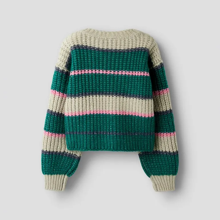 Name It Mädchen Subia Gestrickter Pullover Aventurine