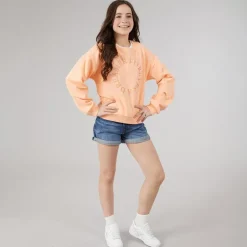 Name It Mädchen Taround Sweatshirt Peach Nectar
