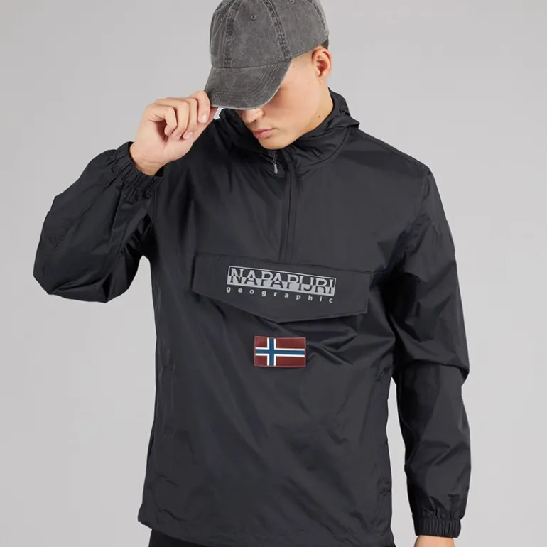 Napapijri Herren Arper Lite Anorak Schwarz