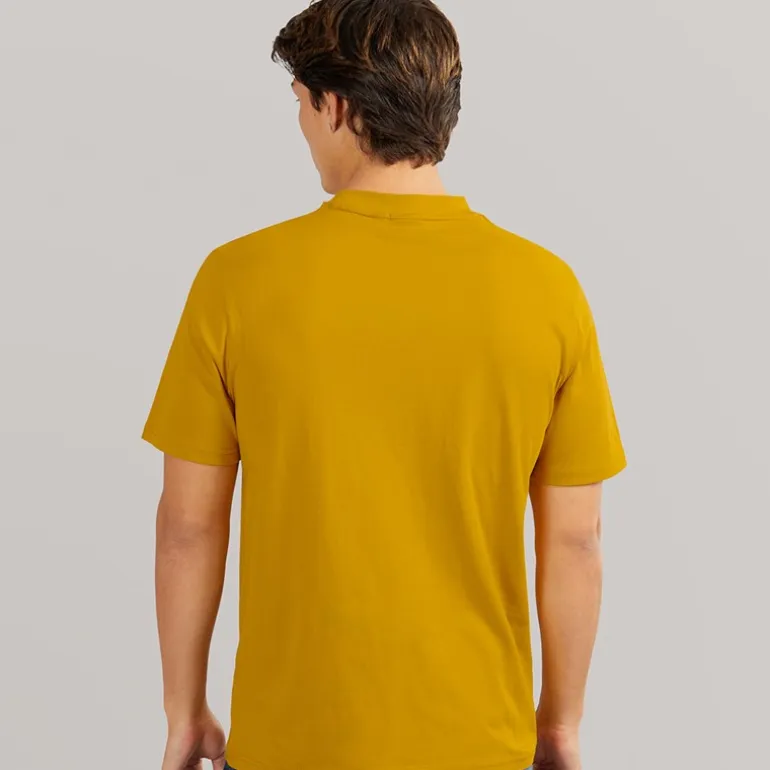 Napapijri Herren Glatzkopf T Shirt Gold Flake