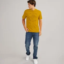 Napapijri Herren Glatzkopf T Shirt Gold Flake