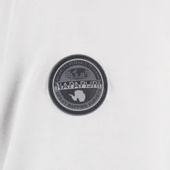 Napapijri Herren Sesano 1/2 Zip Oberteil Light Grey Solid