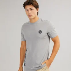 Napapijri Herren Utility T Shirt Shark Skin