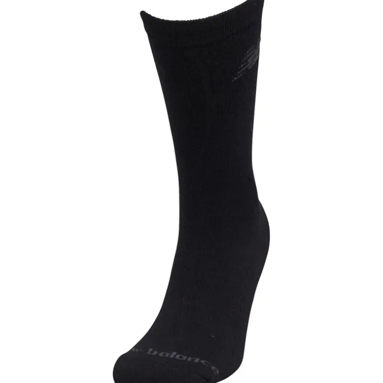 New Balance Drei Paar gepolsterte Socken Schwarz