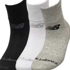 New Balance Drei Paar Socken Dreiviertel Länge Schwarz/Grau/Weiß