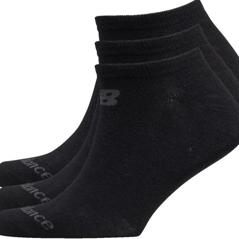 New Balance Drei Paar Unsichtbare Socken Schwarz