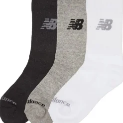 New Balance Junior Socken Drei Pack Gepolstert Crew Multi