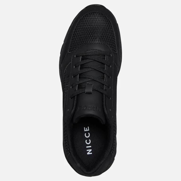 NICCE Herren Bemesso Turnschuhe Schwarz